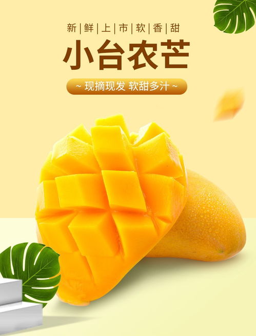 盛夏甜心 海南臺農芒果5斤裝，當季鮮甜順豐直達